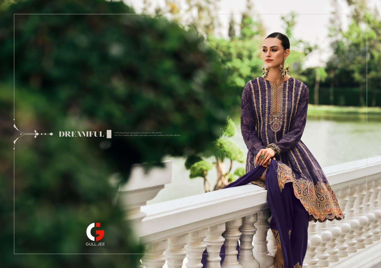GULL JEE FASHIONISTA Viscose Muslin Salwar Kameez Wholesale catalog