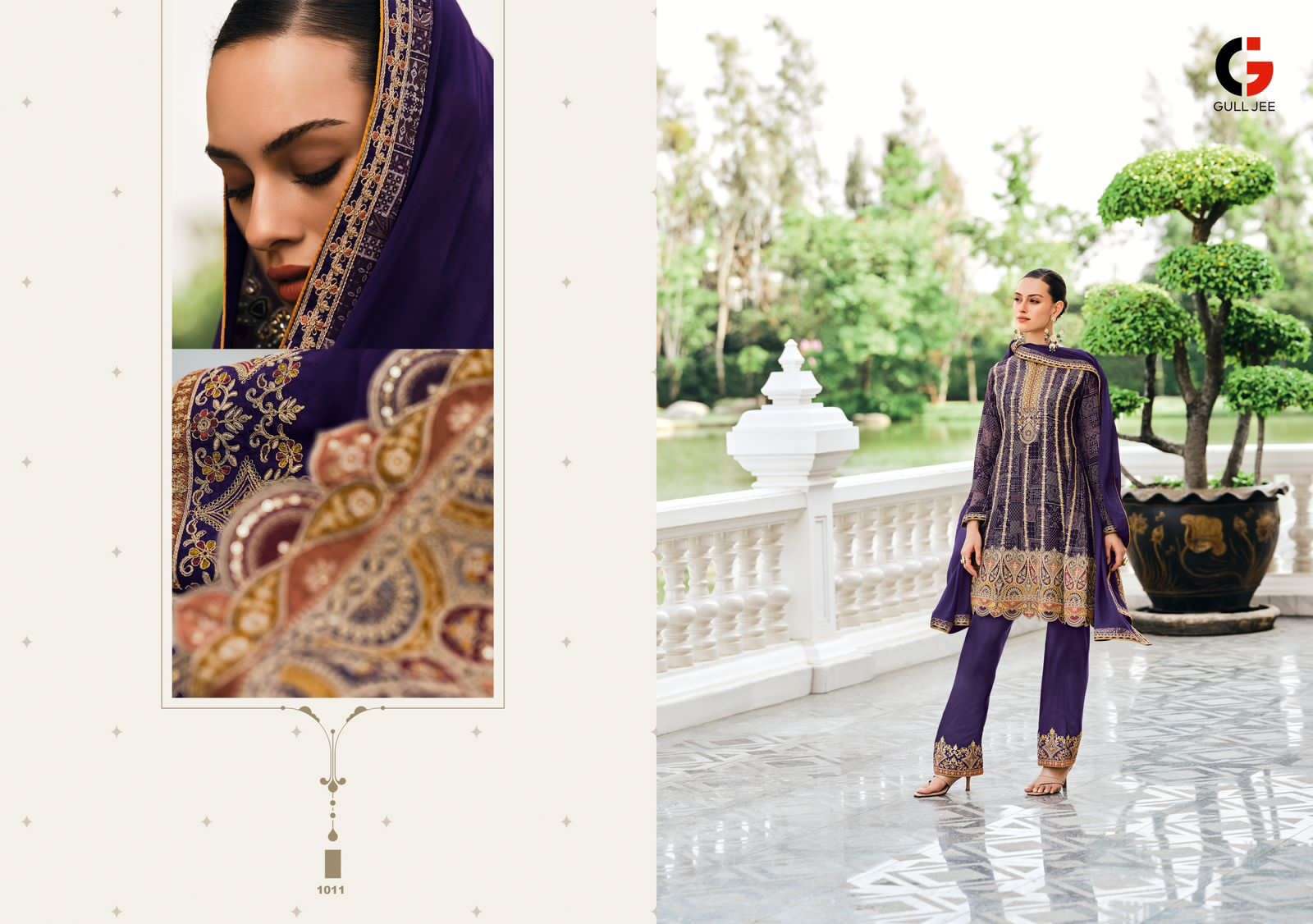 GULL JEE FASHIONISTA Viscose Muslin Salwar Kameez Wholesale catalog