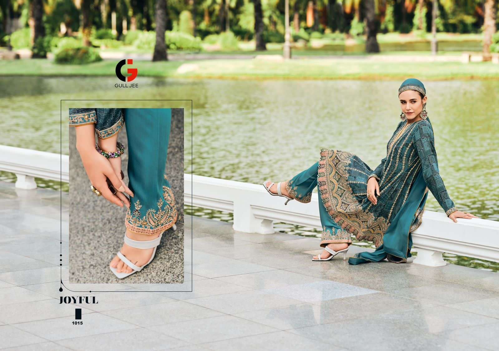 GULL JEE FASHIONISTA Viscose Muslin Salwar Kameez Wholesale catalog