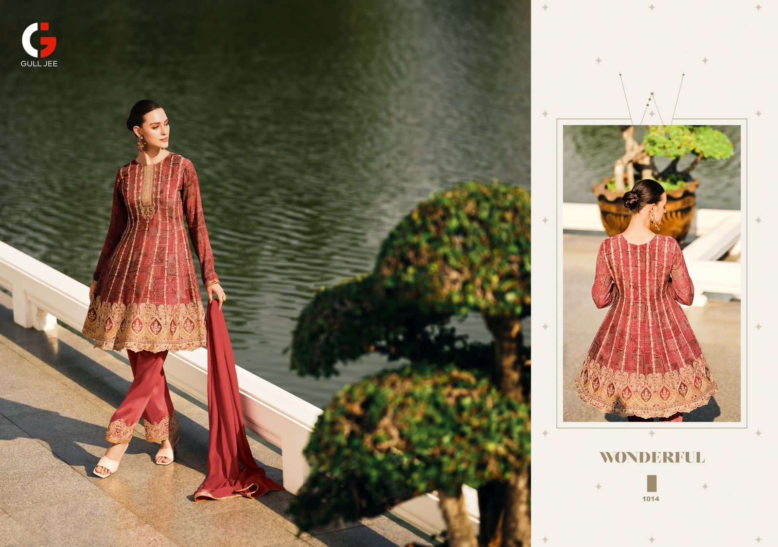 GULL JEE FASHIONISTA Viscose Muslin Salwar Kameez Wholesale catalog