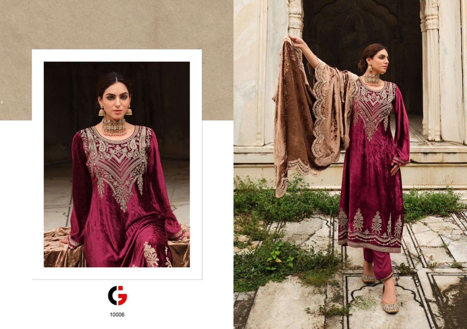 GULL JEE Mehfil-e-Ishq Viscose Muslin Salwar Kameez Wholesale catalog