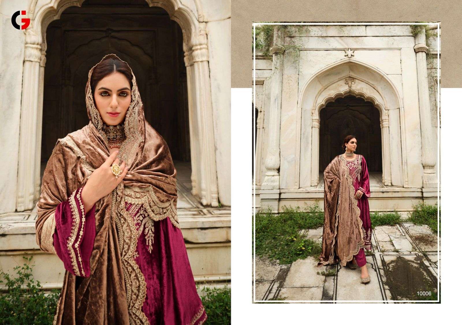 GULL JEE Mehfil-e-Ishq Viscose Muslin Salwar Kameez Wholesale catalog