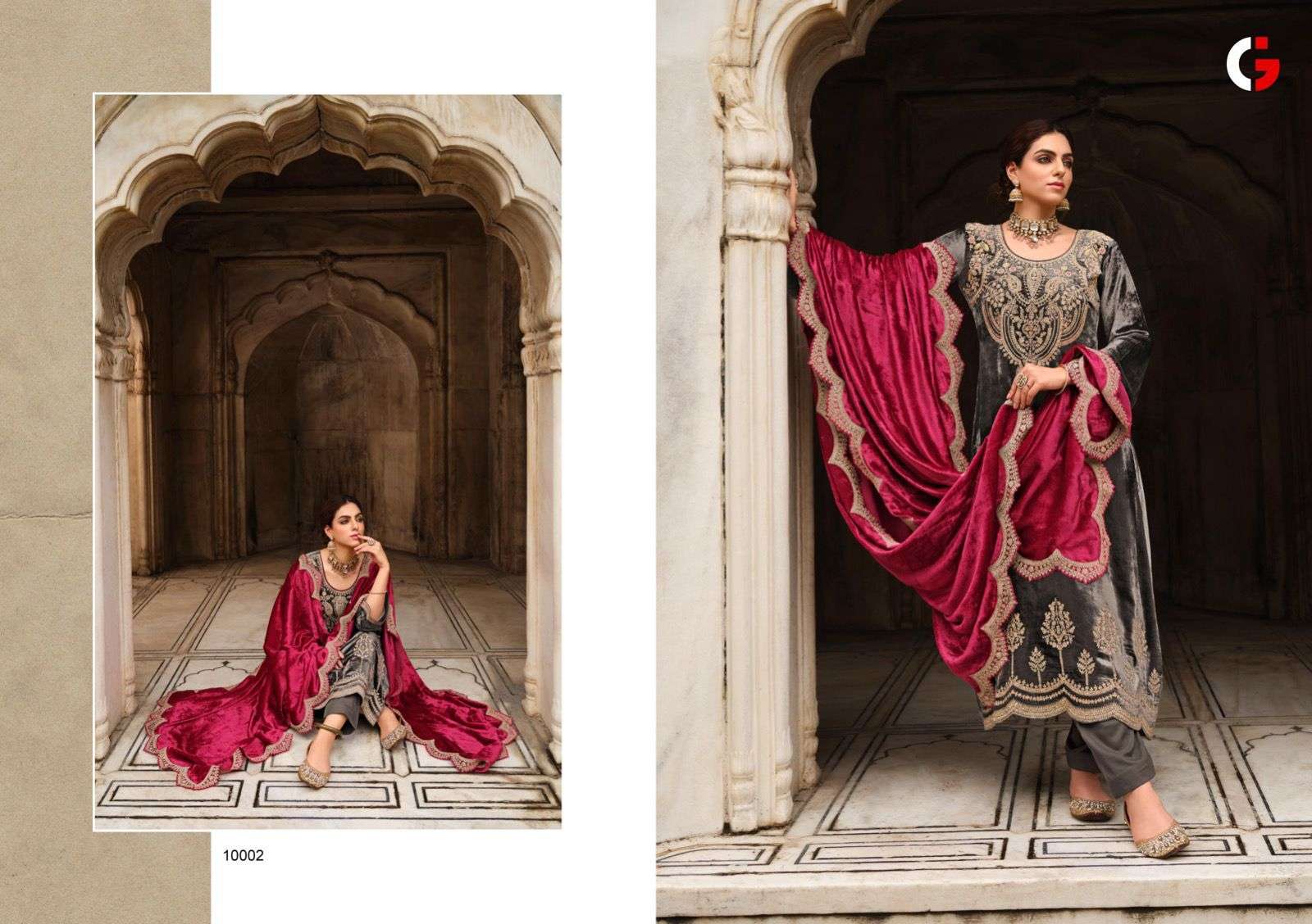 GULL JEE Mehfil-e-Ishq Viscose Muslin Salwar Kameez Wholesale catalog