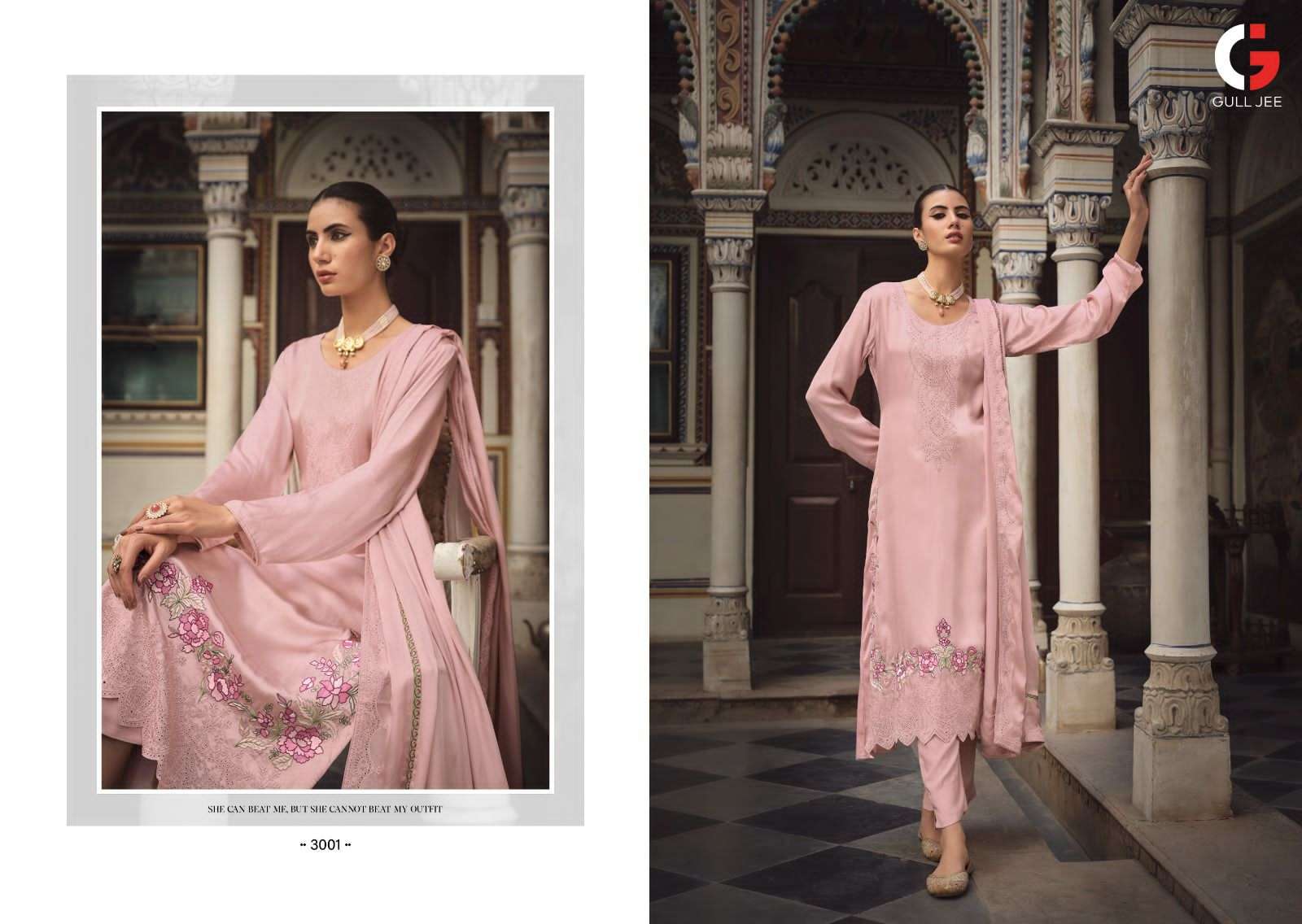 GULL JEE RANIA Viscose Muslin Salwar Kameez Wholesale catalog
