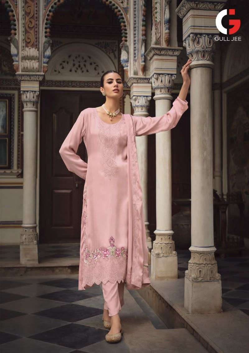 GULL JEE RANIA Viscose Muslin Salwar Kameez Wholesale catalog