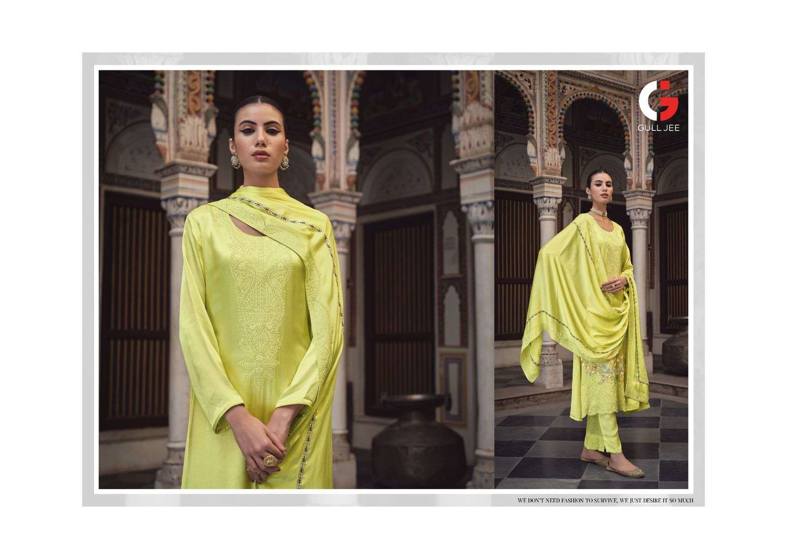 GULL JEE RANIA Viscose Muslin Salwar Kameez Wholesale catalog