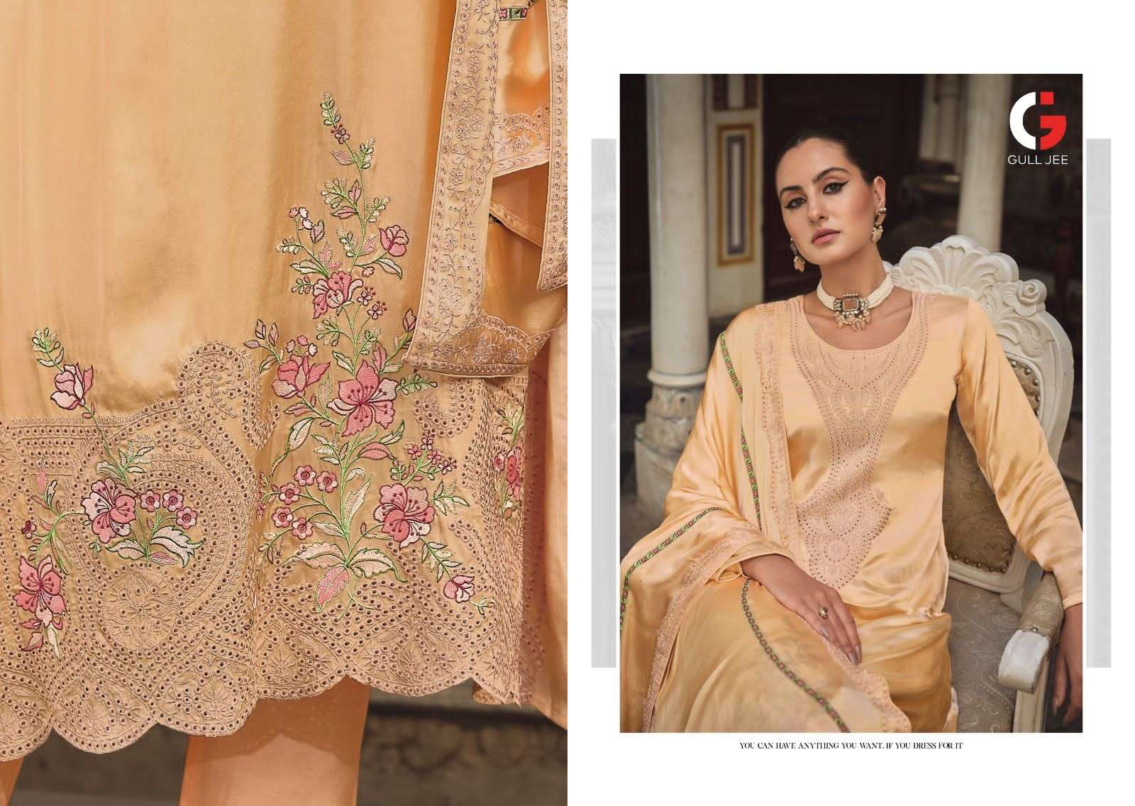 GULL JEE RANIA Viscose Muslin Salwar Kameez Wholesale catalog