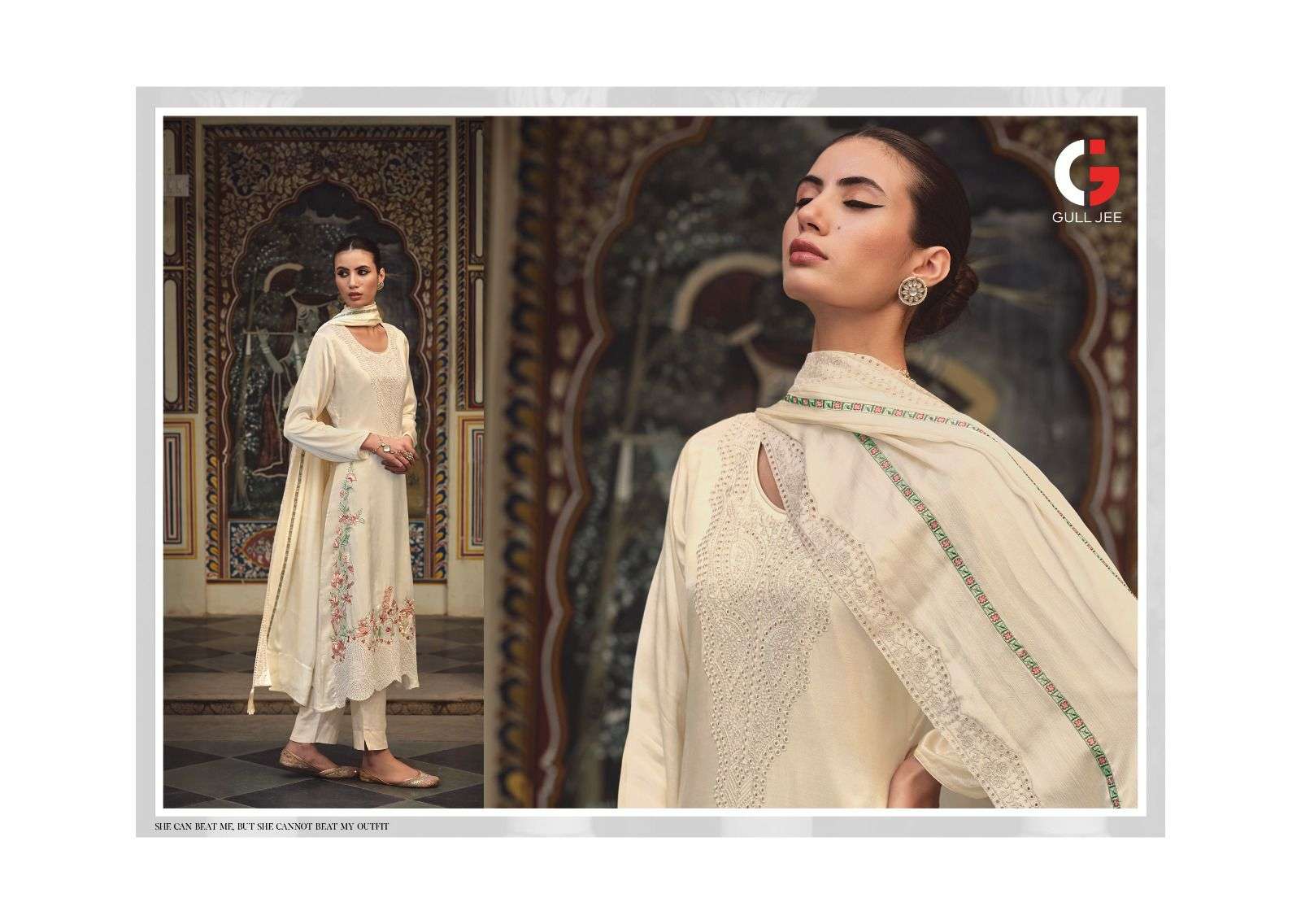 GULL JEE RANIA Viscose Muslin Salwar Kameez Wholesale catalog