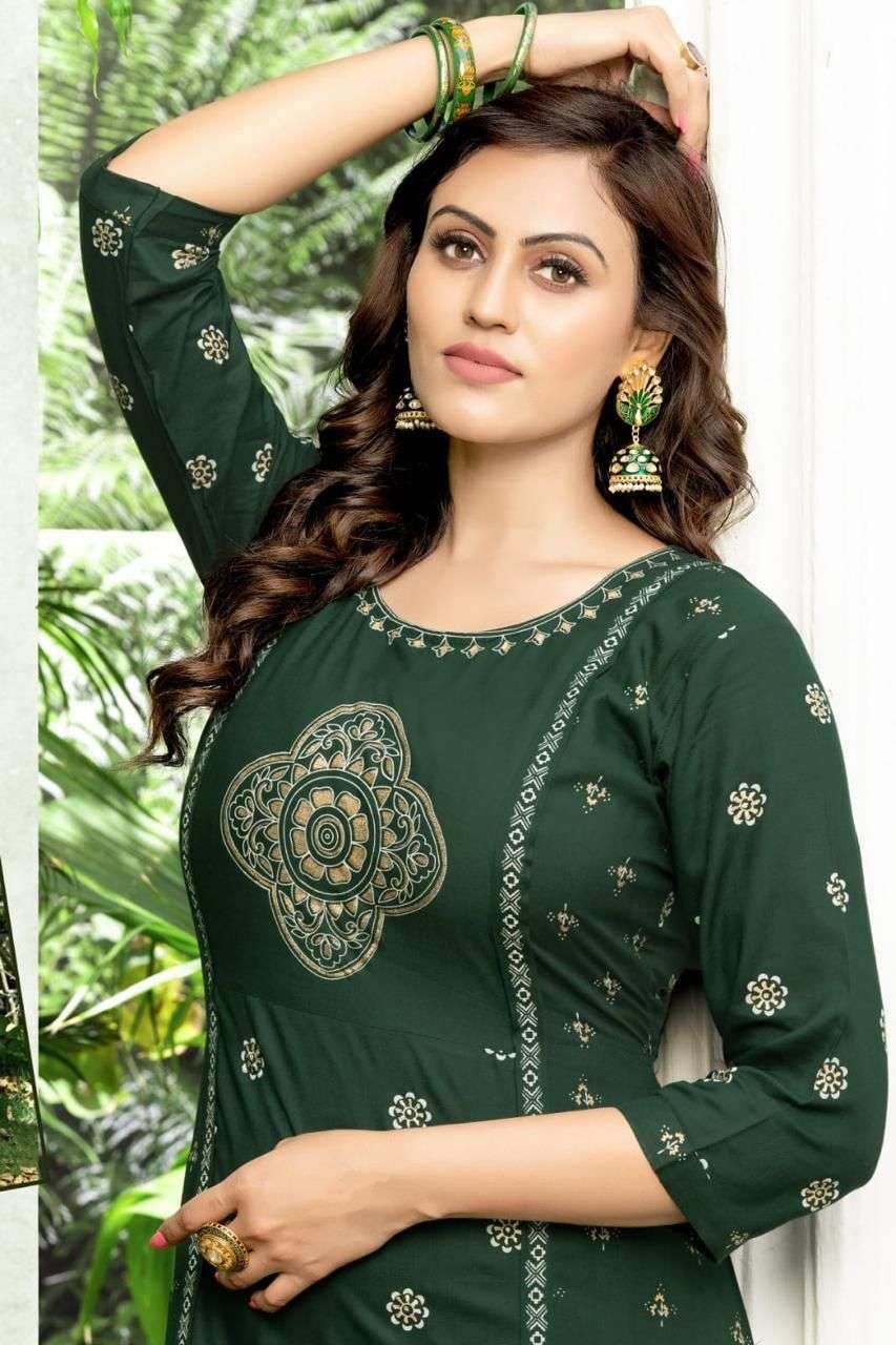 HIRWA  SANJANA Kurti Wholesale catalog