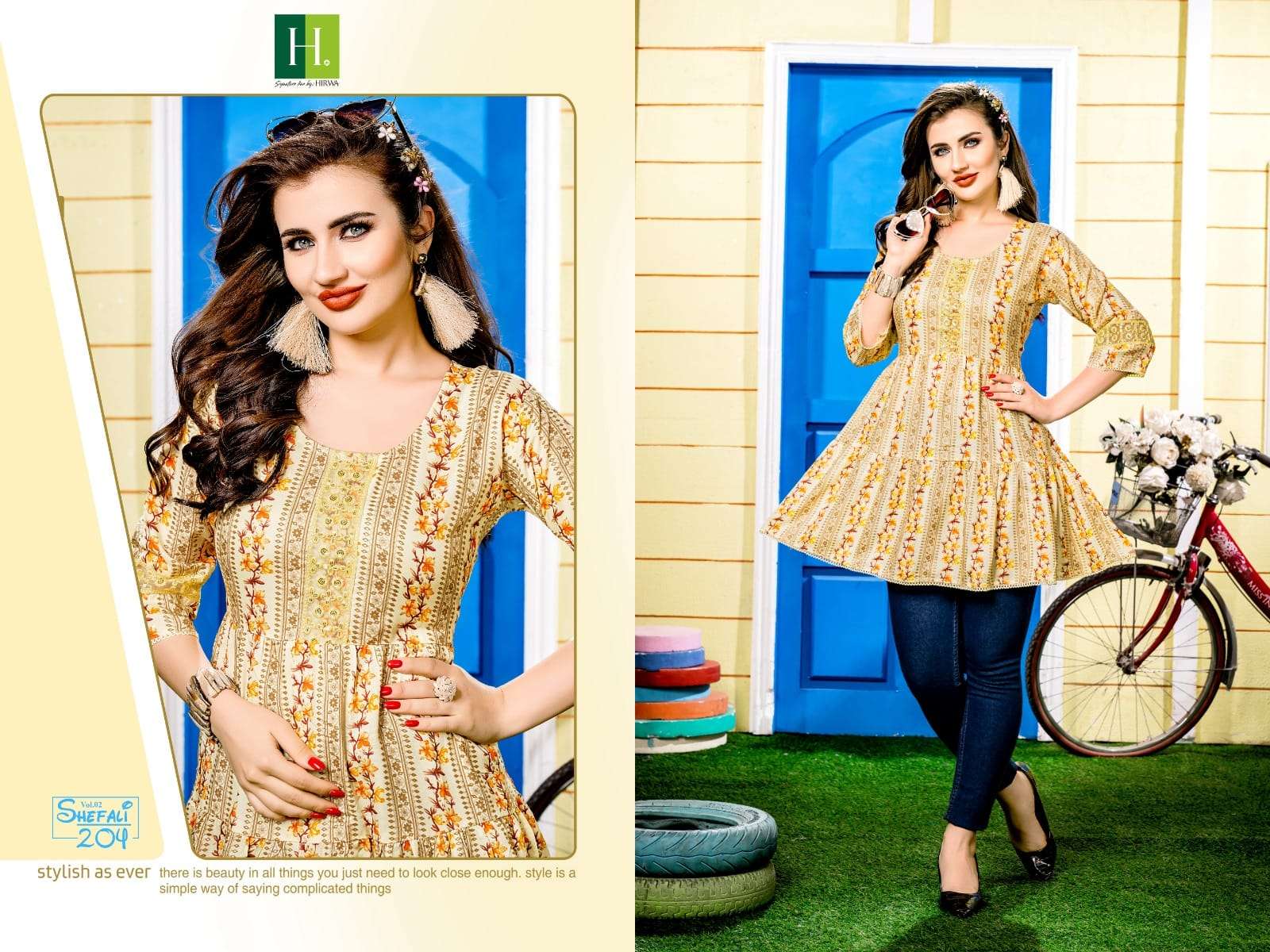 HIRWA SHEFALI Vol-2 Kurti Wholesale catalog