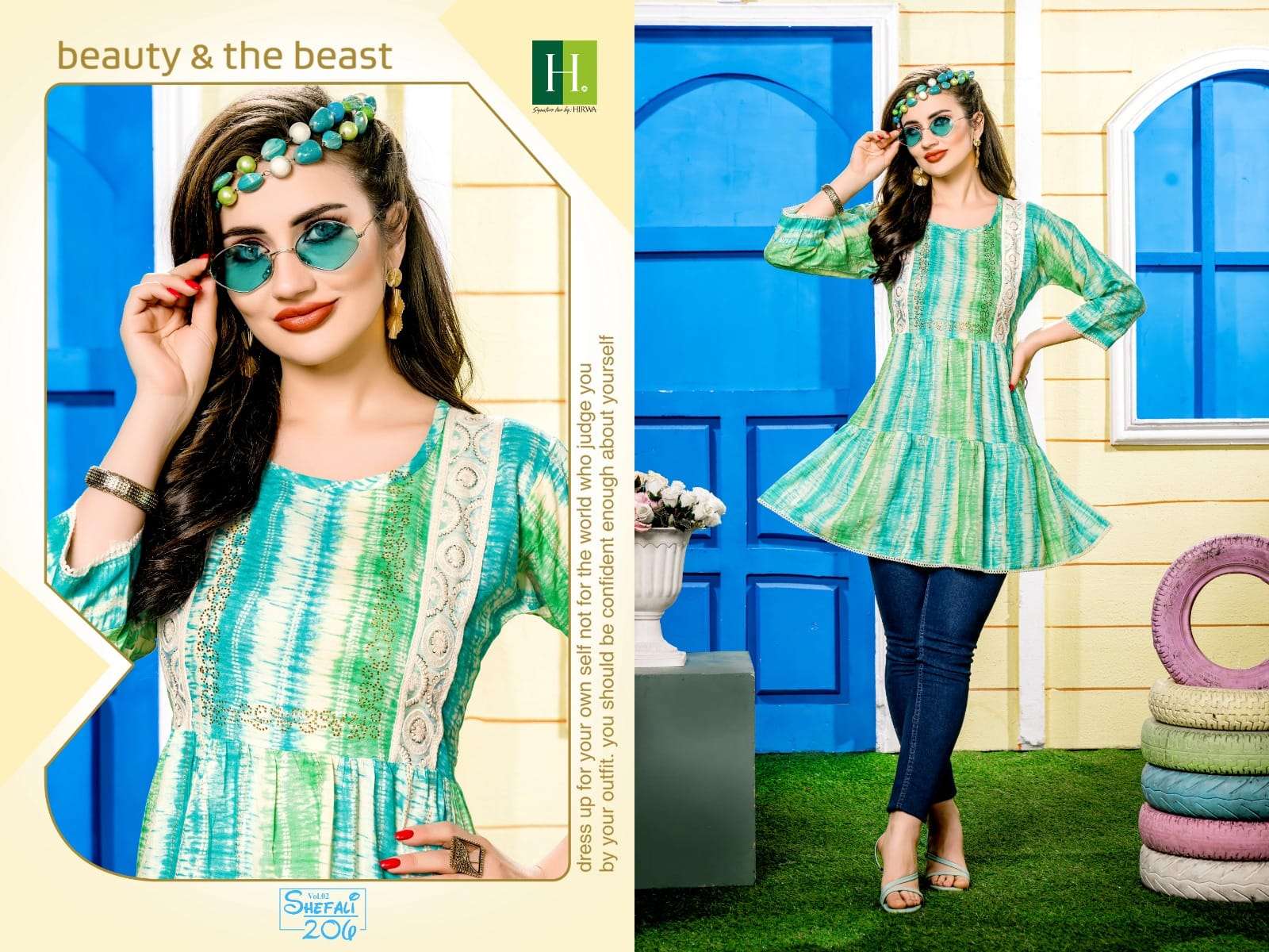 HIRWA SHEFALI Vol-2 Kurti Wholesale catalog