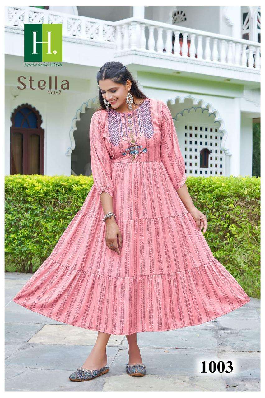 HIRWA Stella vol-2 Kurti Wholesale catalog