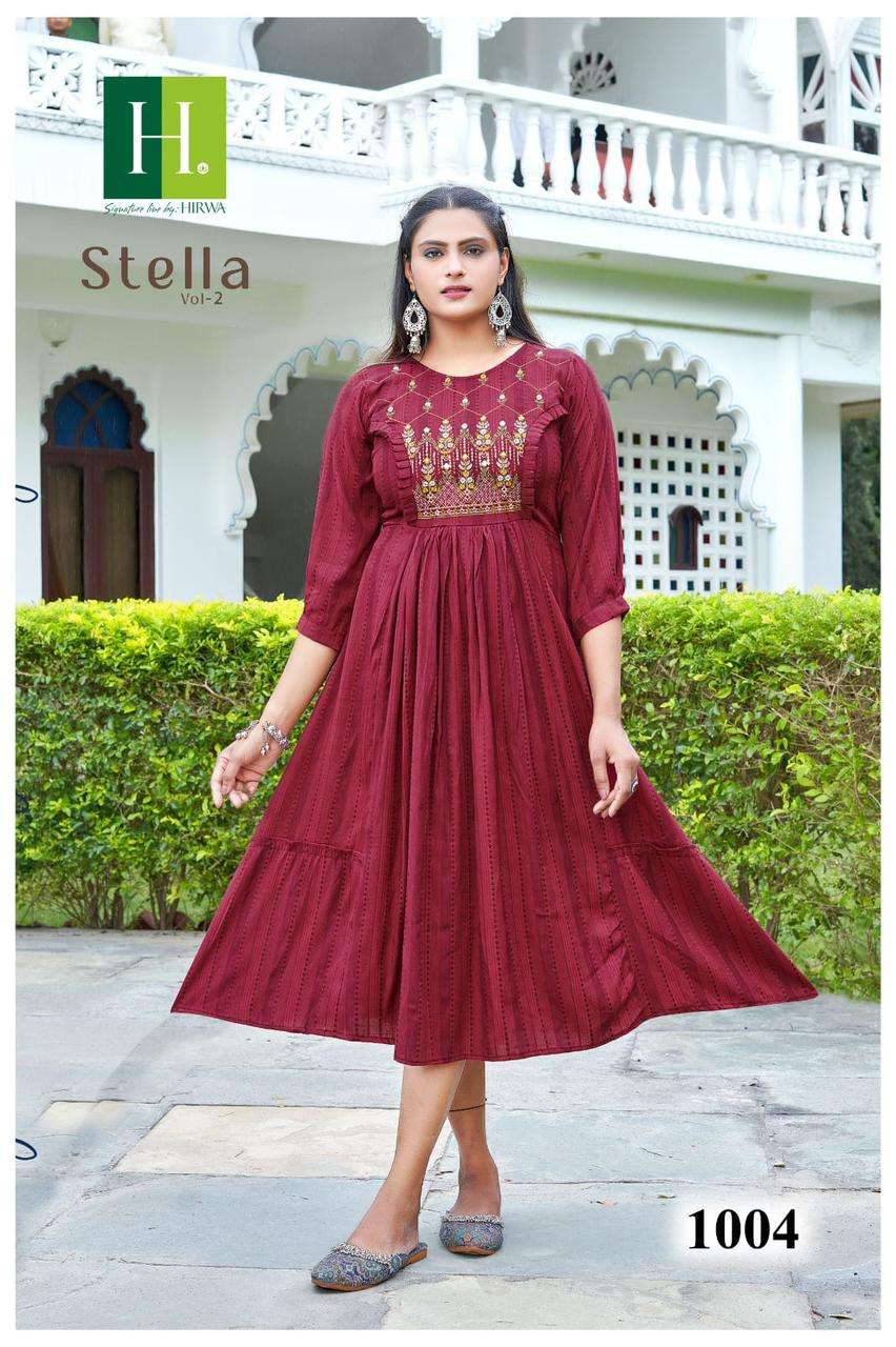 HIRWA Stella vol-2 Kurti Wholesale catalog