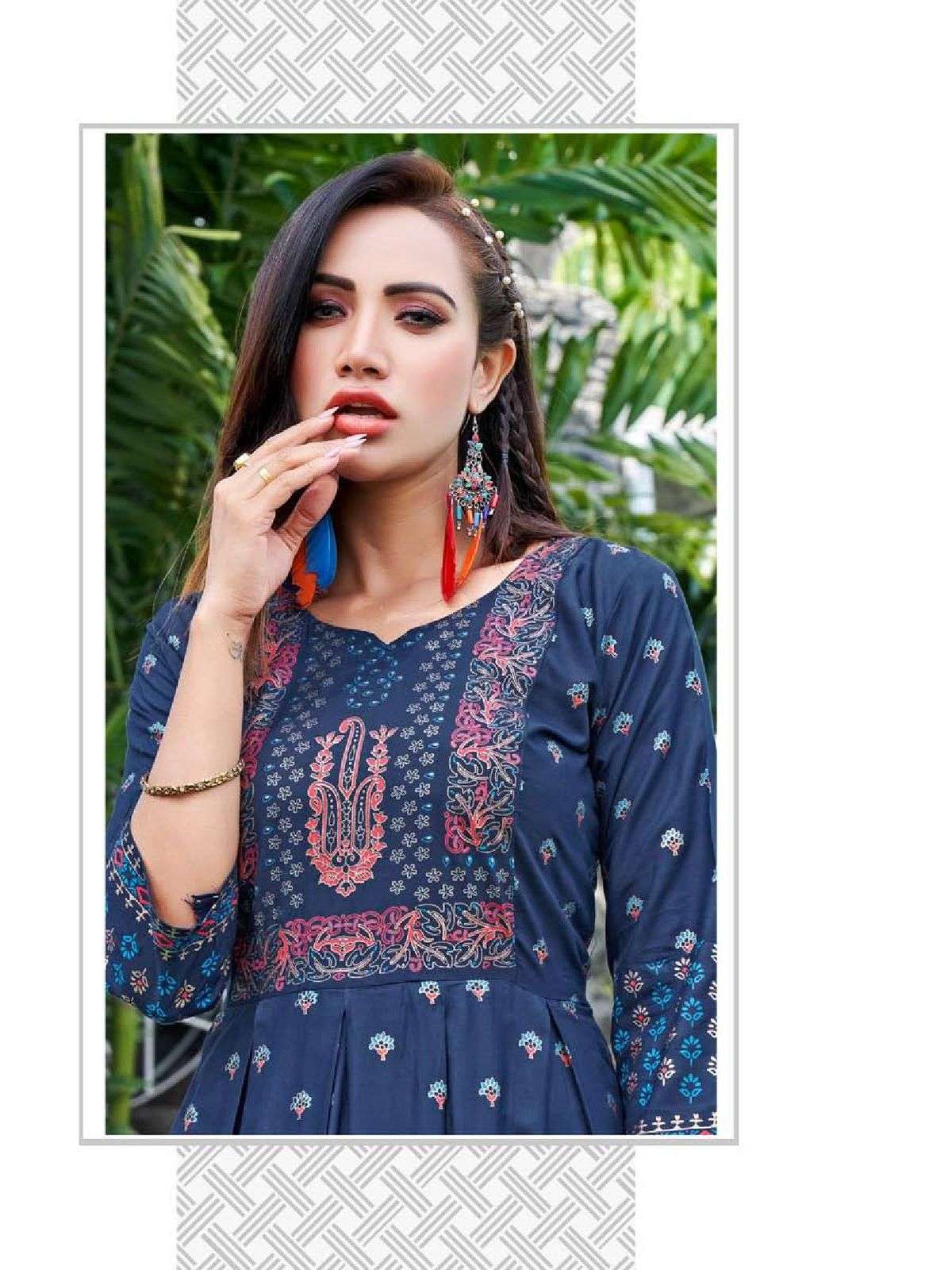 HIRWA SUNFLOWER VOL.5 Kurti Wholesale catalog