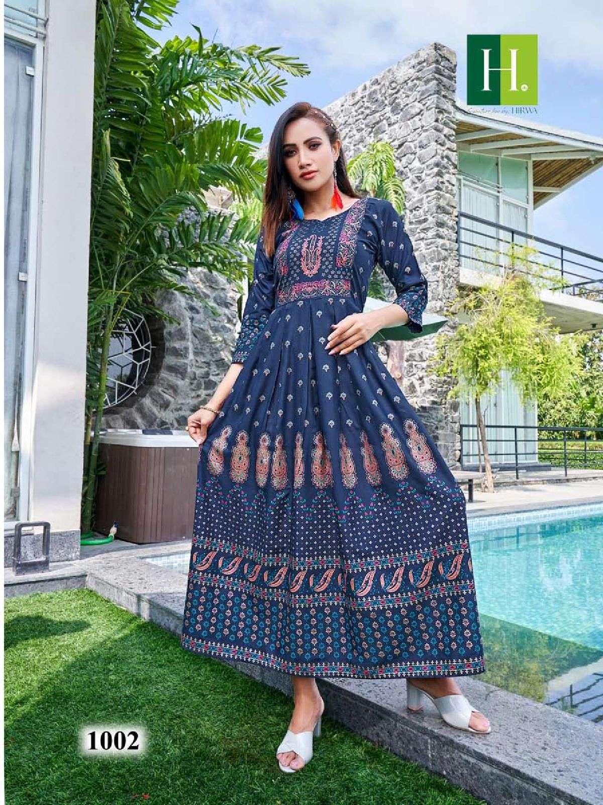 HIRWA SUNFLOWER VOL.5 Kurti Wholesale catalog