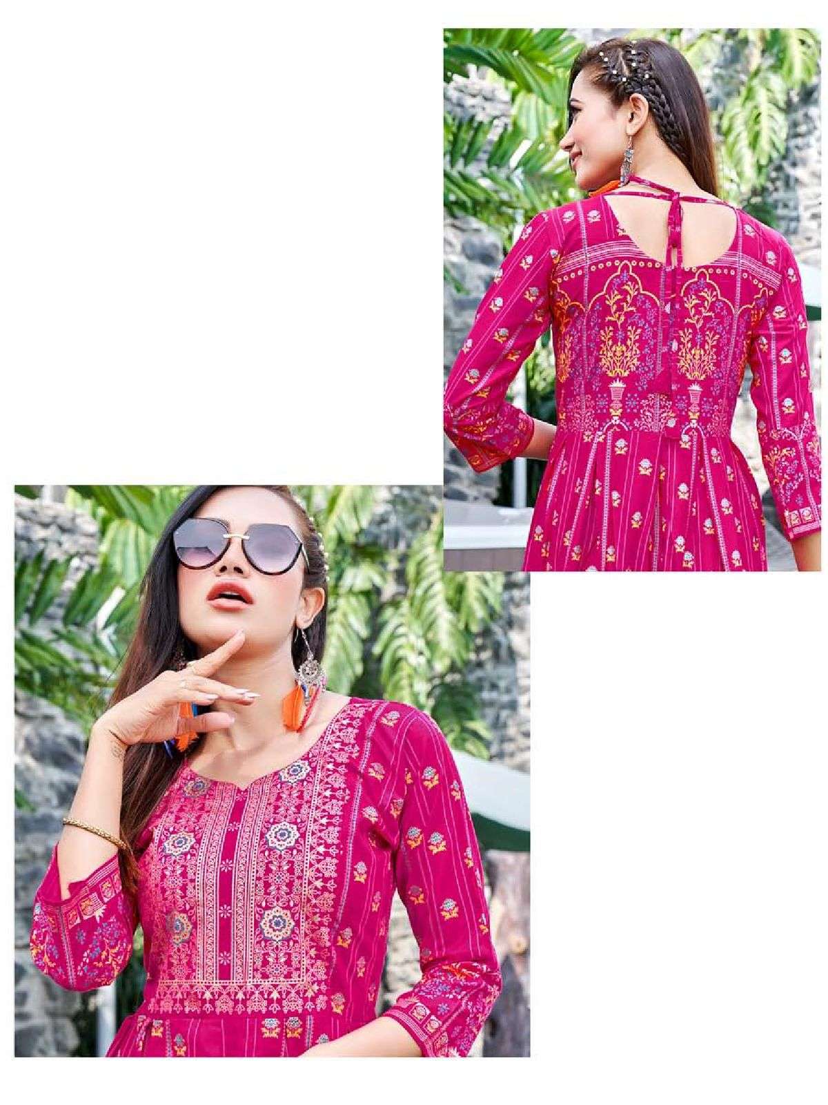 HIRWA SUNFLOWER VOL.5 Kurti Wholesale catalog