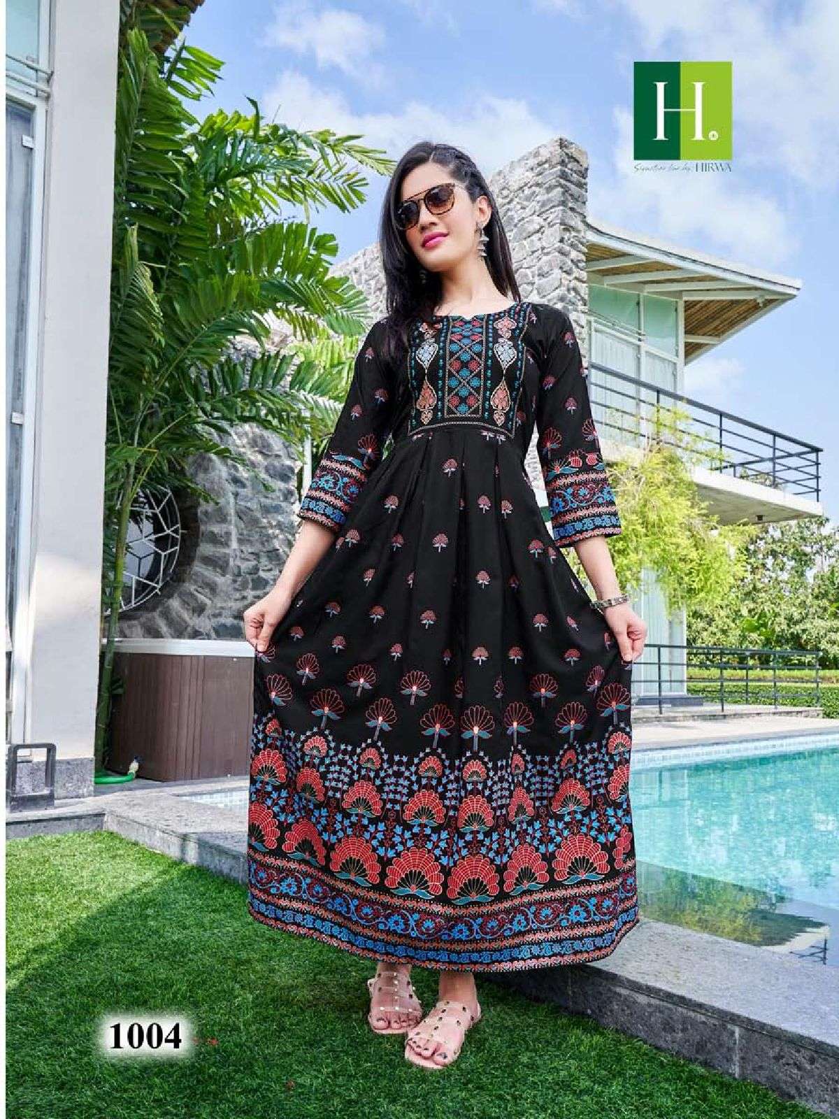 HIRWA SUNFLOWER VOL.5 Kurti Wholesale catalog
