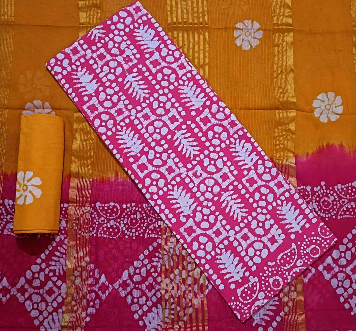  JJ Popllin Wax Batik Suits - Dress Material  - Wholesale Catalog