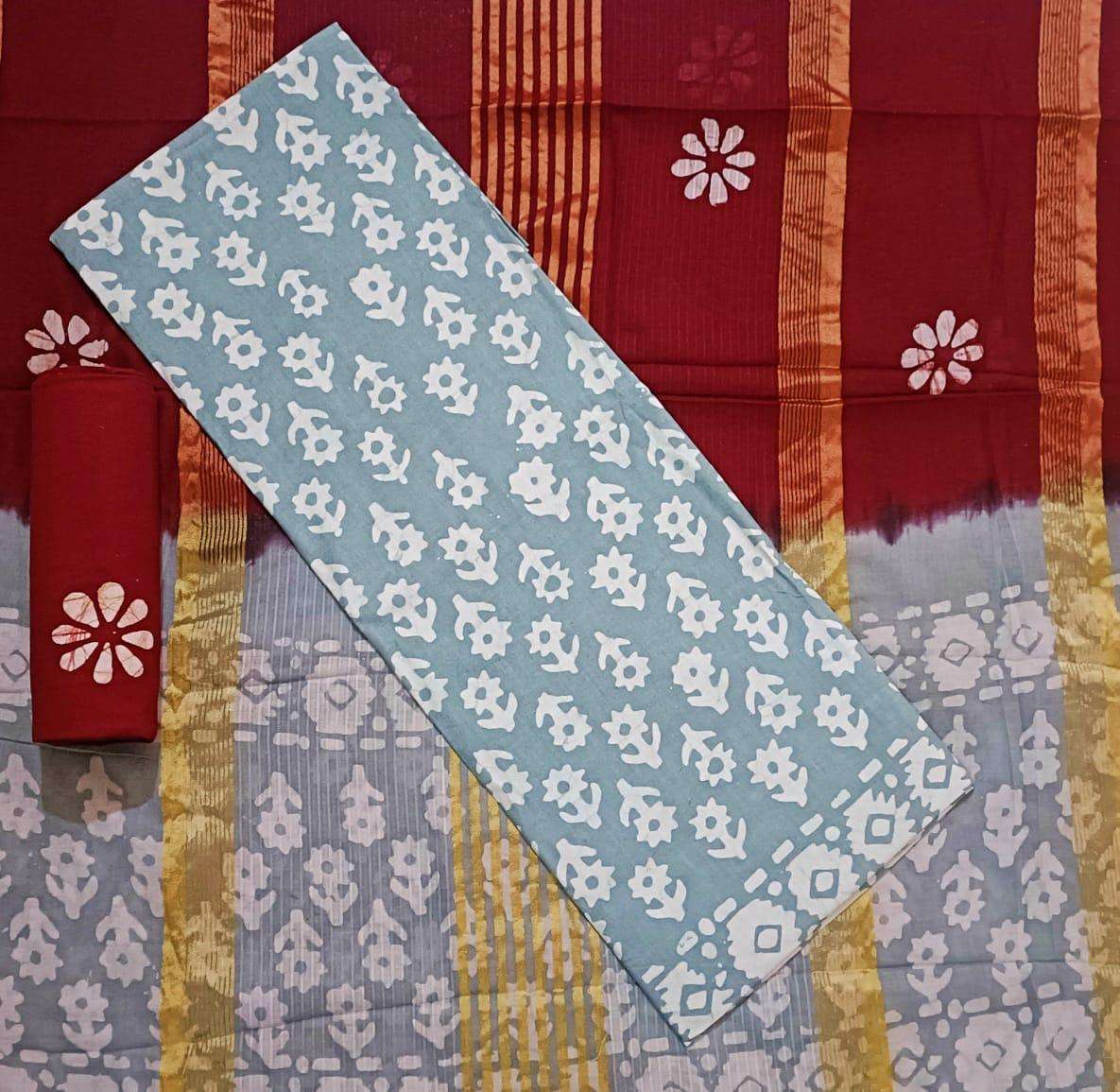  JJ Popllin Wax Batik Suits - Dress Material  - Wholesale Catalog