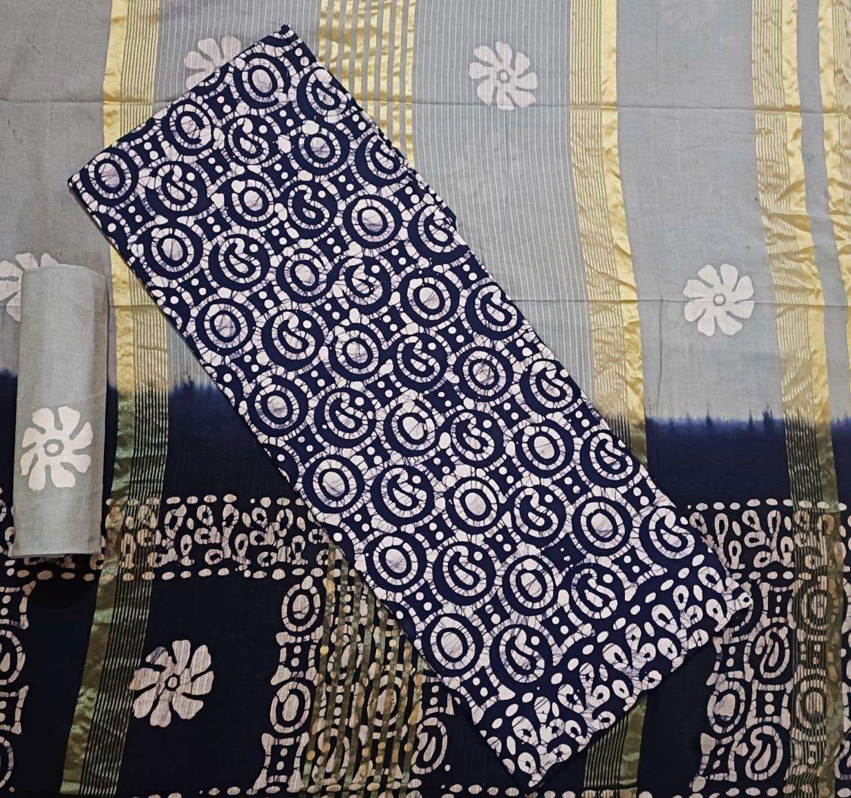  JJ Popllin Wax Batik Suits - Dress Material  - Wholesale Catalog