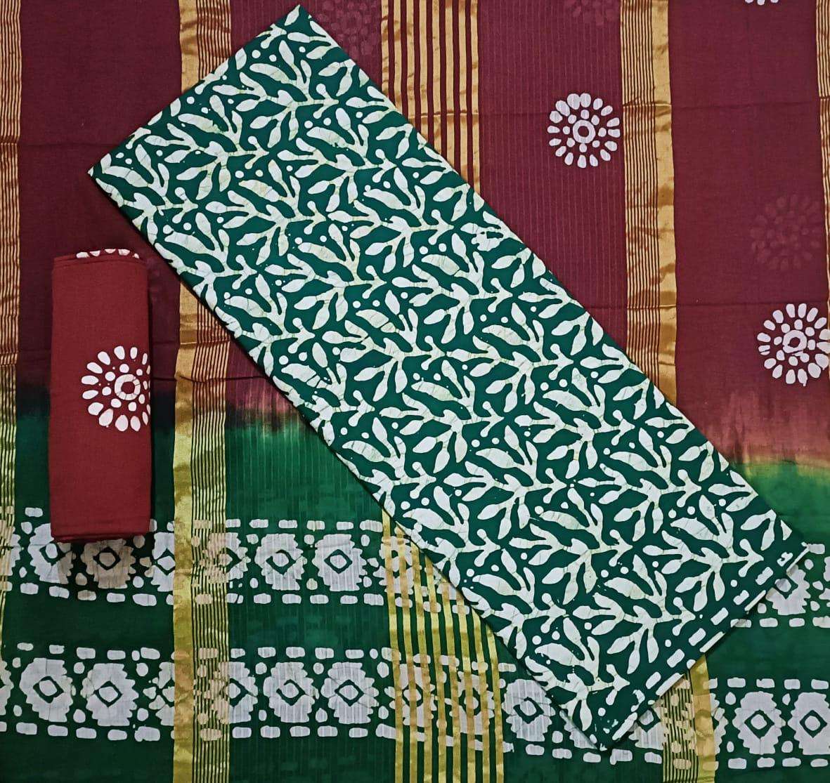  JJ Popllin Wax Batik Suits - Dress Material  - Wholesale Catalog
