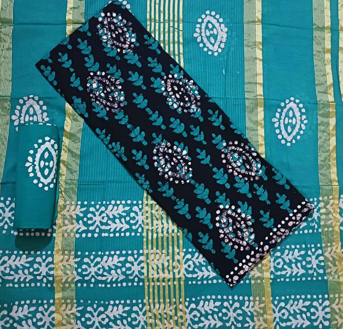 JJ Popllin Wax Batik Suits - Dress Material  - Wholesale Catalog