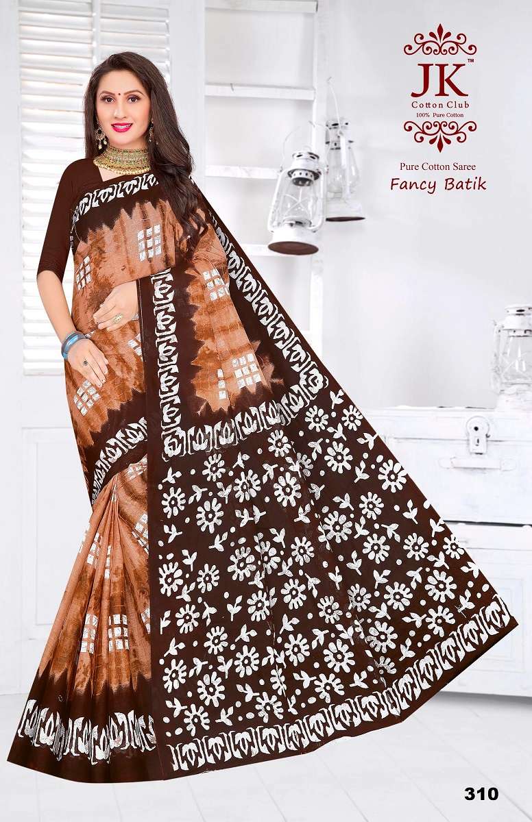 JK Fancy Batik Vol-3 - Cotton Saree  - Wholesale Catalog