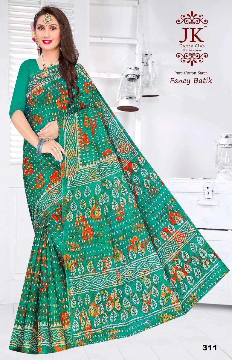 JK Fancy Batik Vol-3 - Cotton Saree  - Wholesale Catalog