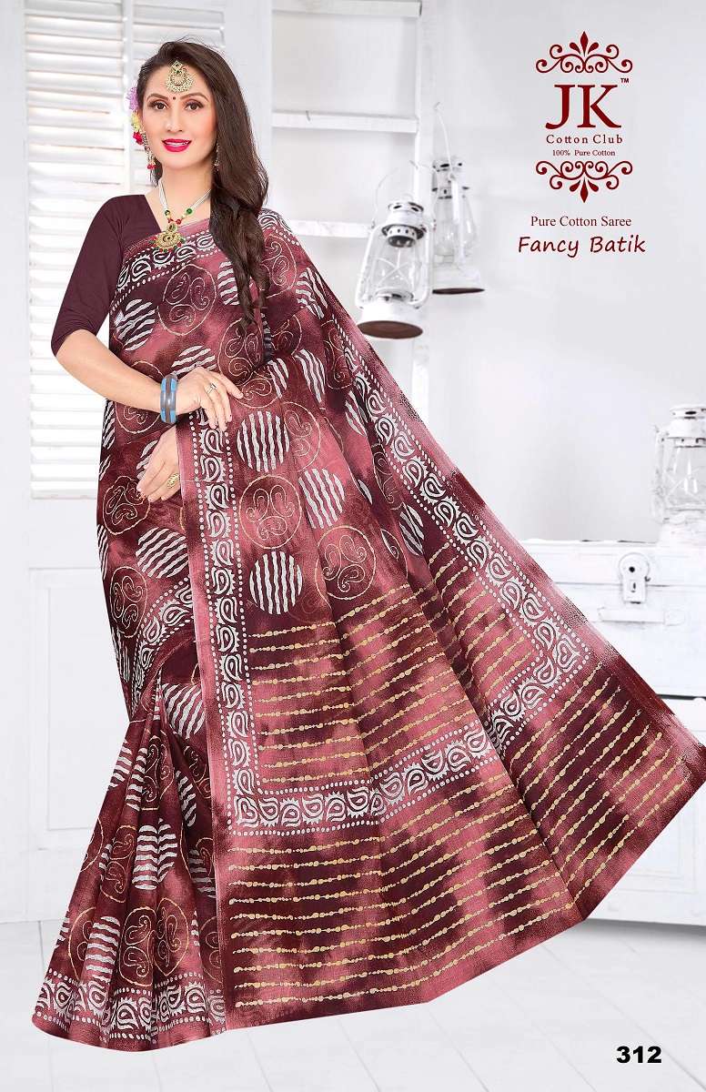 JK Fancy Batik Vol-3 - Cotton Saree  - Wholesale Catalog