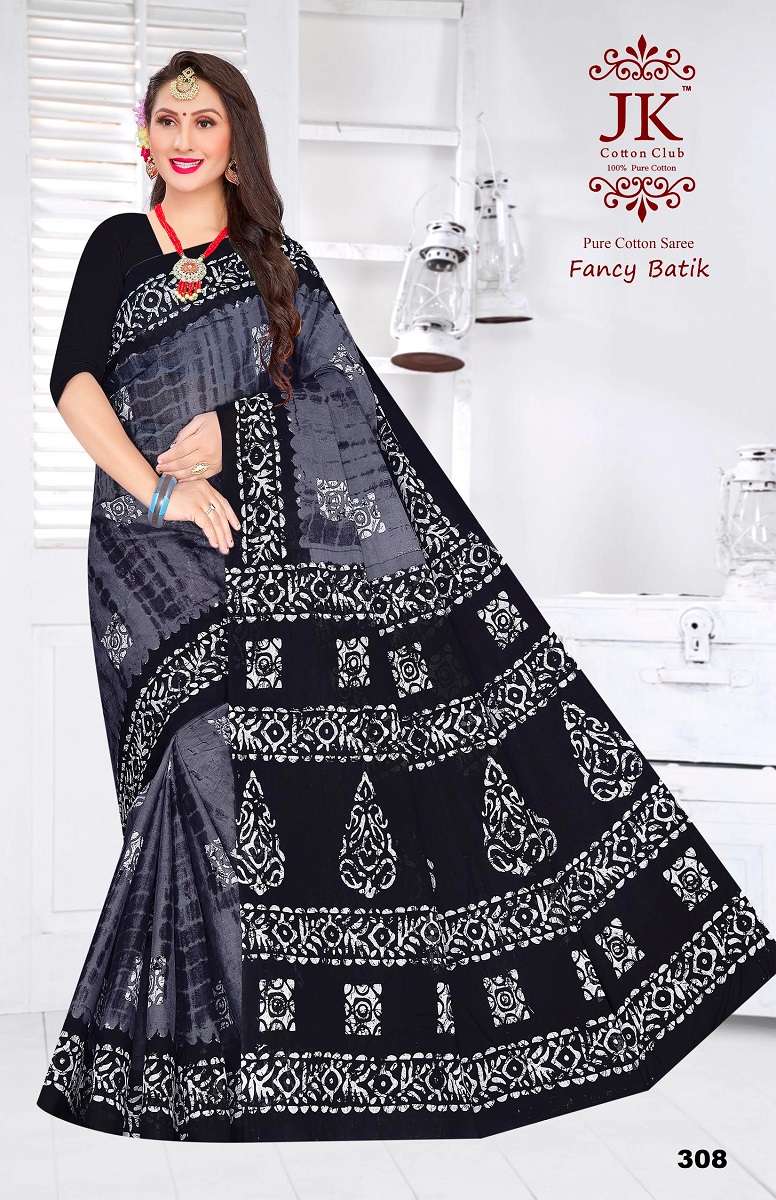 JK Fancy Batik Vol-3 - Cotton Saree  - Wholesale Catalog