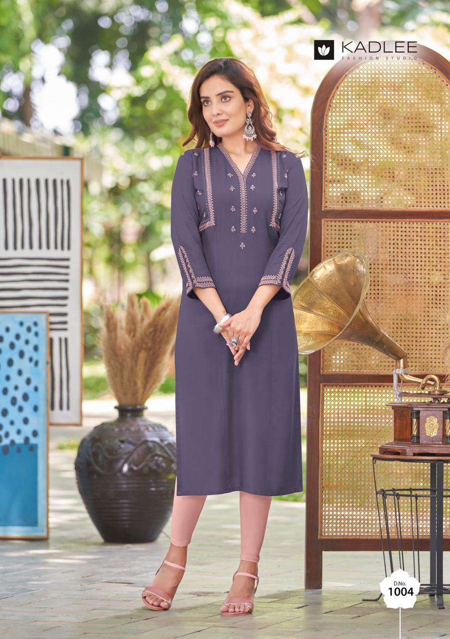KADLEE MORNI Kurti Wholesale catalog