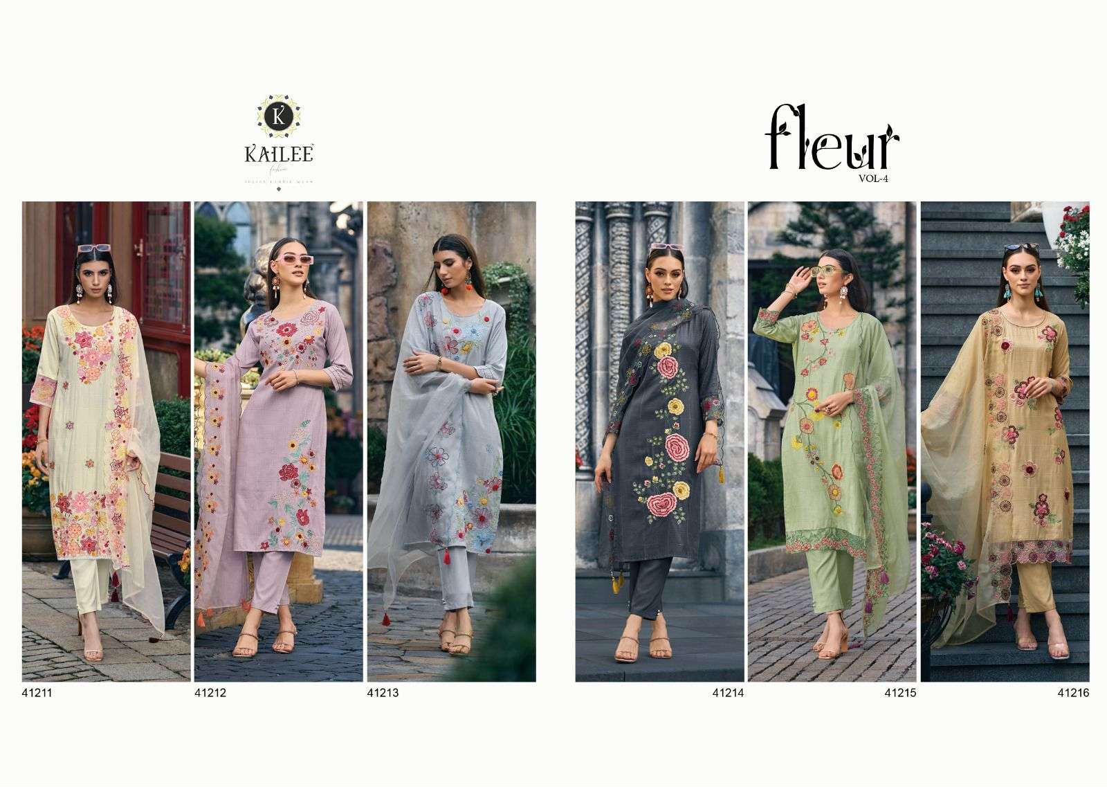 KAILEE FASHION FLUER VOL -4 Kurti Wholesale catalog