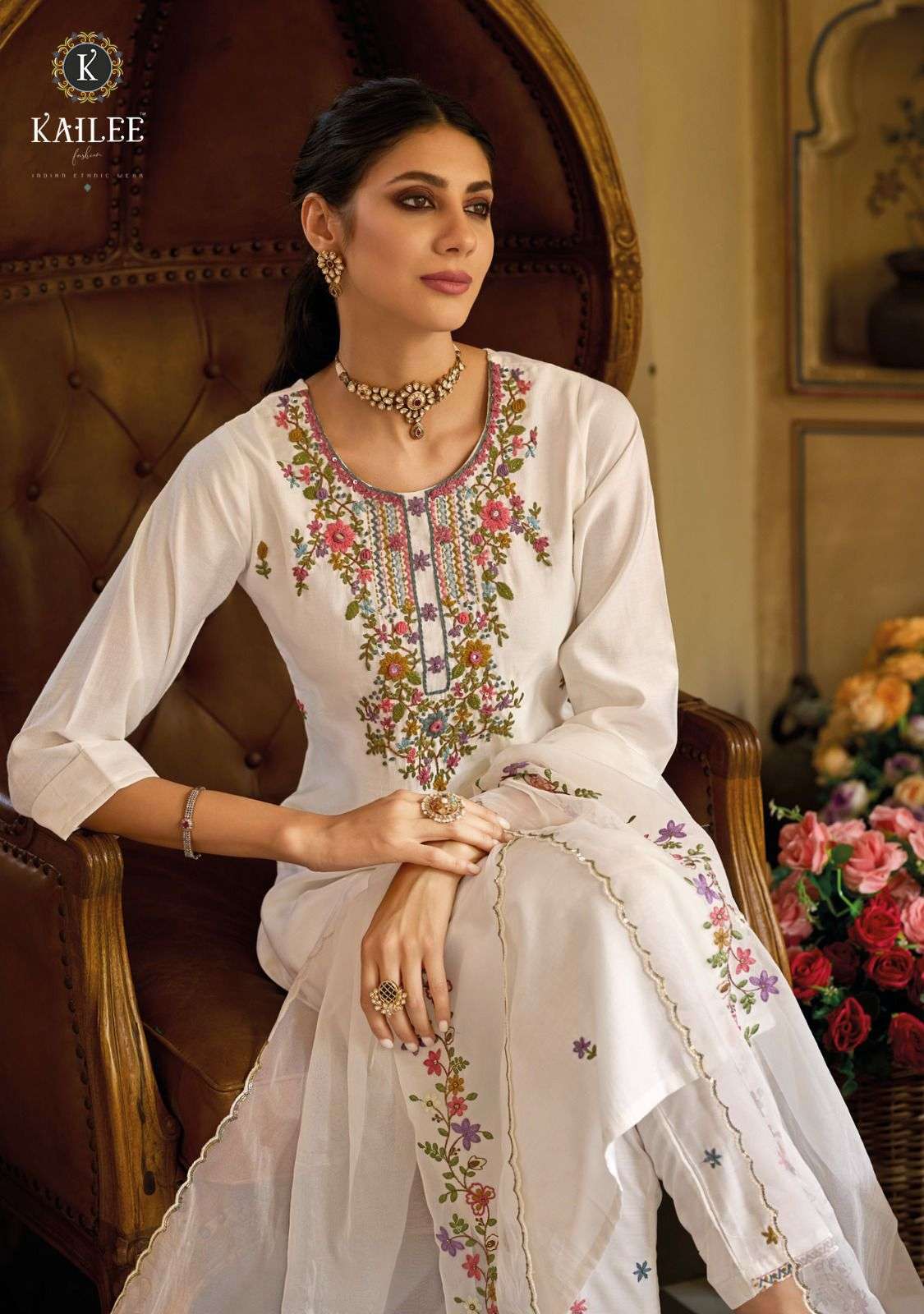 KAILEE FASHION KANTHA VOL-2 KURTI WHOLESALE CATALOG