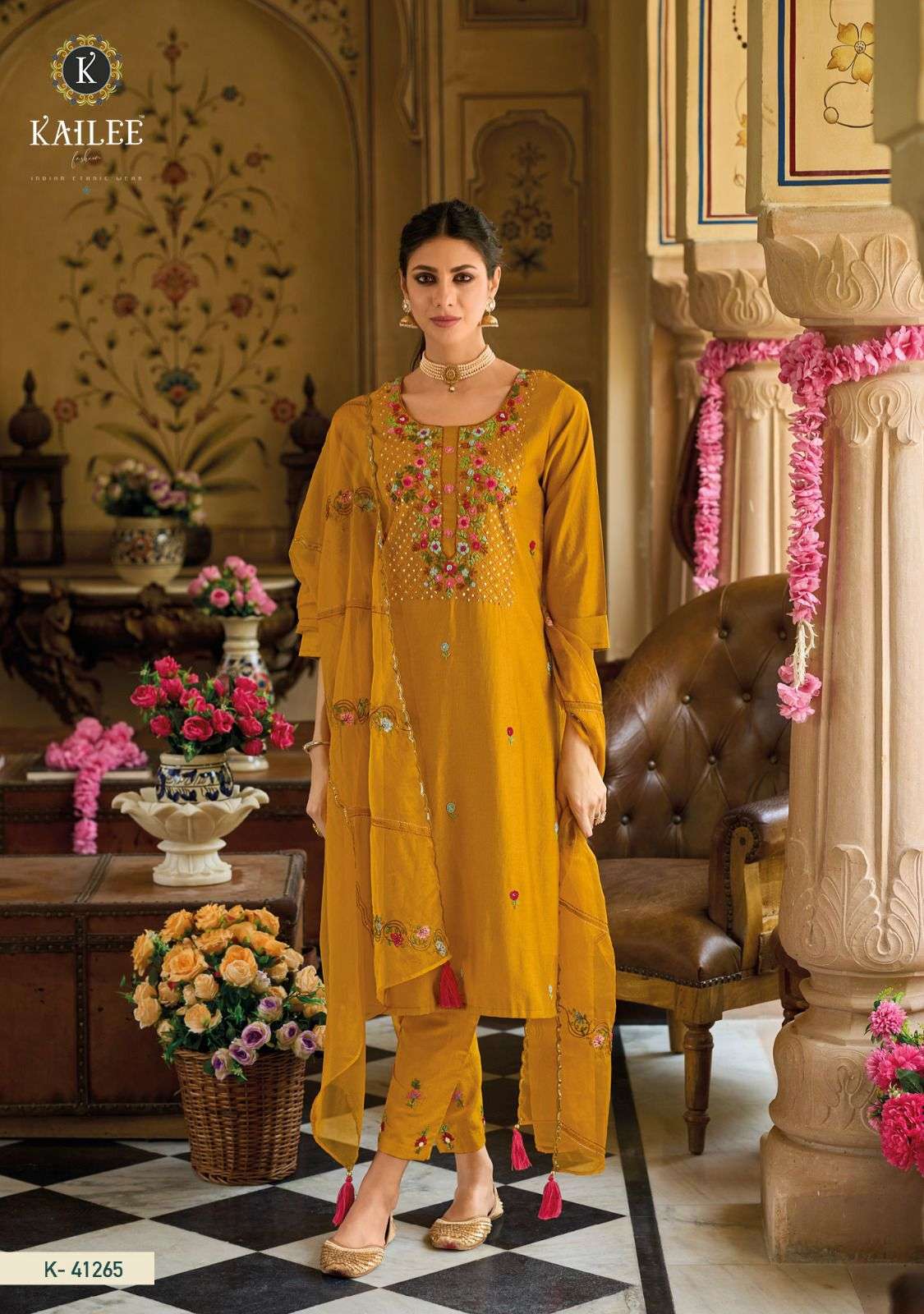 KAILEE FASHION KANTHA VOL-2 KURTI WHOLESALE CATALOG