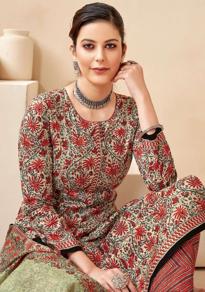 Kala Jaipuri Vol-3 – Kurti Pant With Dupatta - Wholesale Catalog