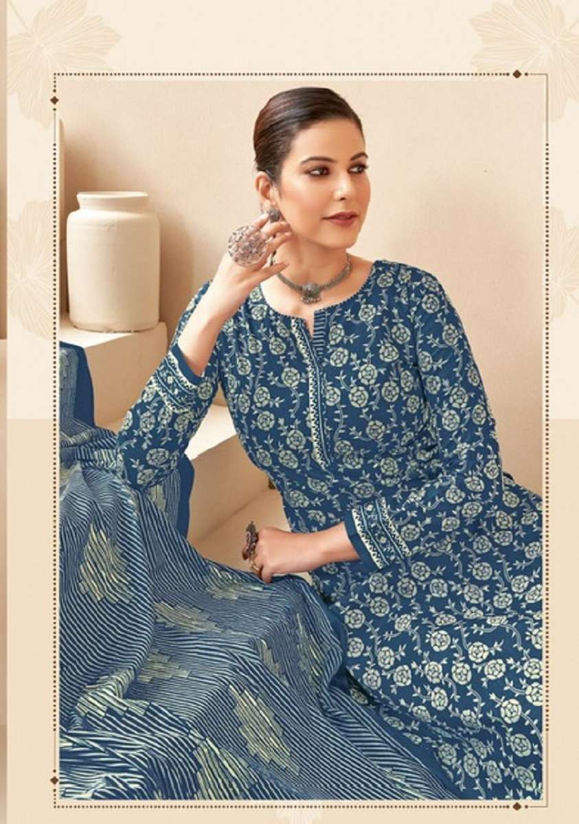 Kala Jaipuri Vol-3 – Kurti Pant With Dupatta - Wholesale Catalog