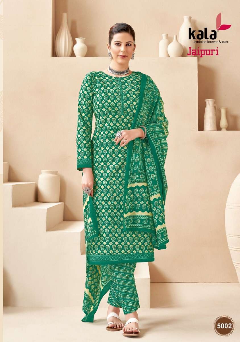 Kala Jaipuri Vol-3 – Kurti Pant With Dupatta - Wholesale Catalog