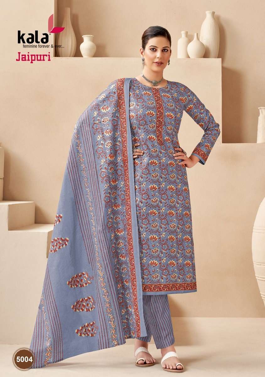 Kala Jaipuri Vol-3 – Kurti Pant With Dupatta - Wholesale Catalog