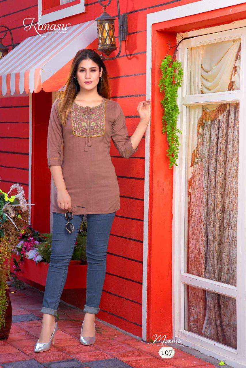 KANASU MIAMI KURTI Wholesale catalog
