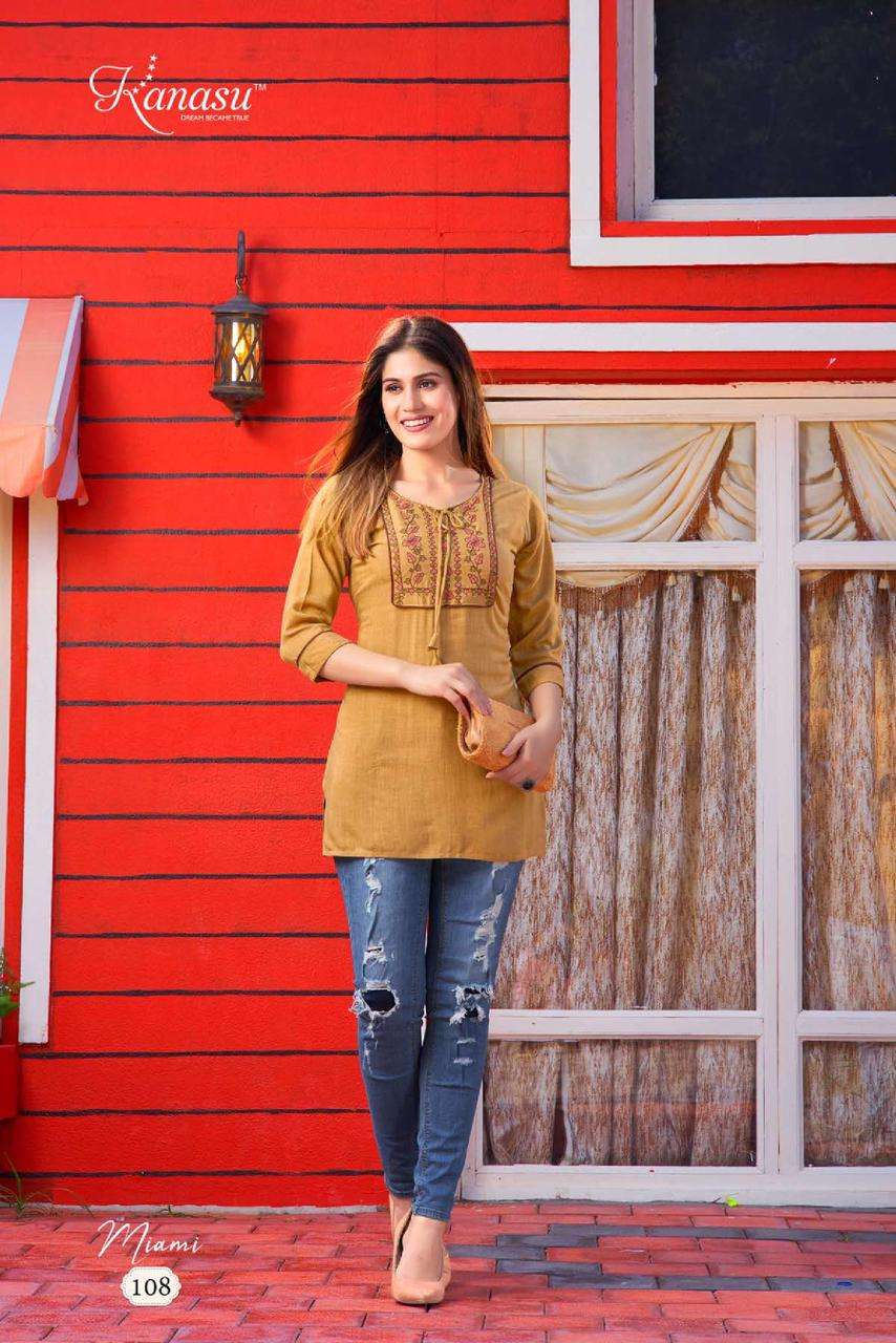 KANASU MIAMI KURTI Wholesale catalog