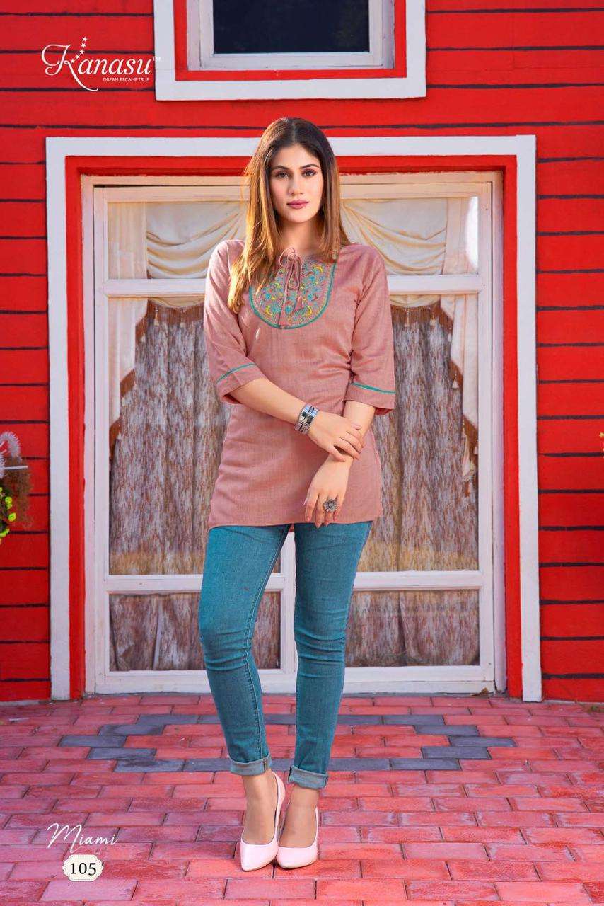 KANASU MIAMI KURTI Wholesale catalog