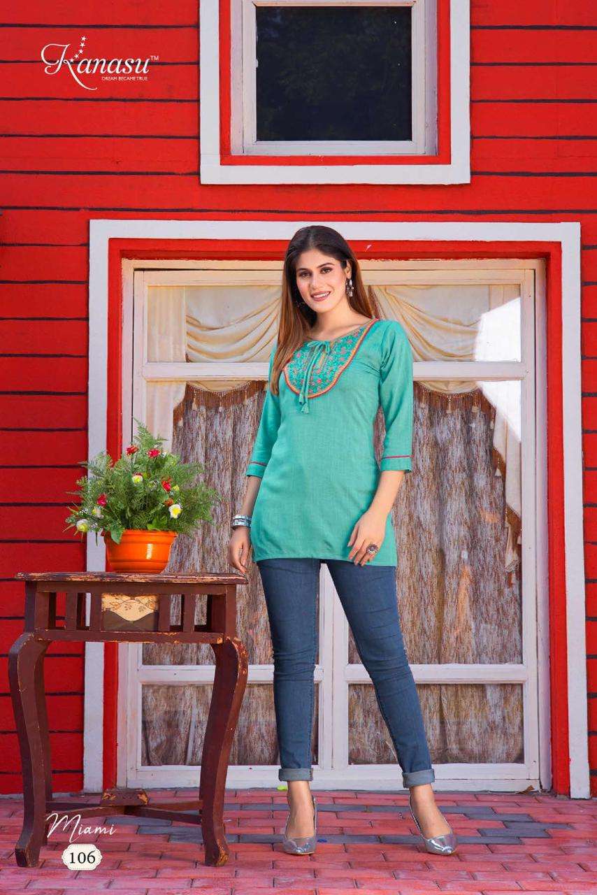 KANASU MIAMI KURTI Wholesale catalog