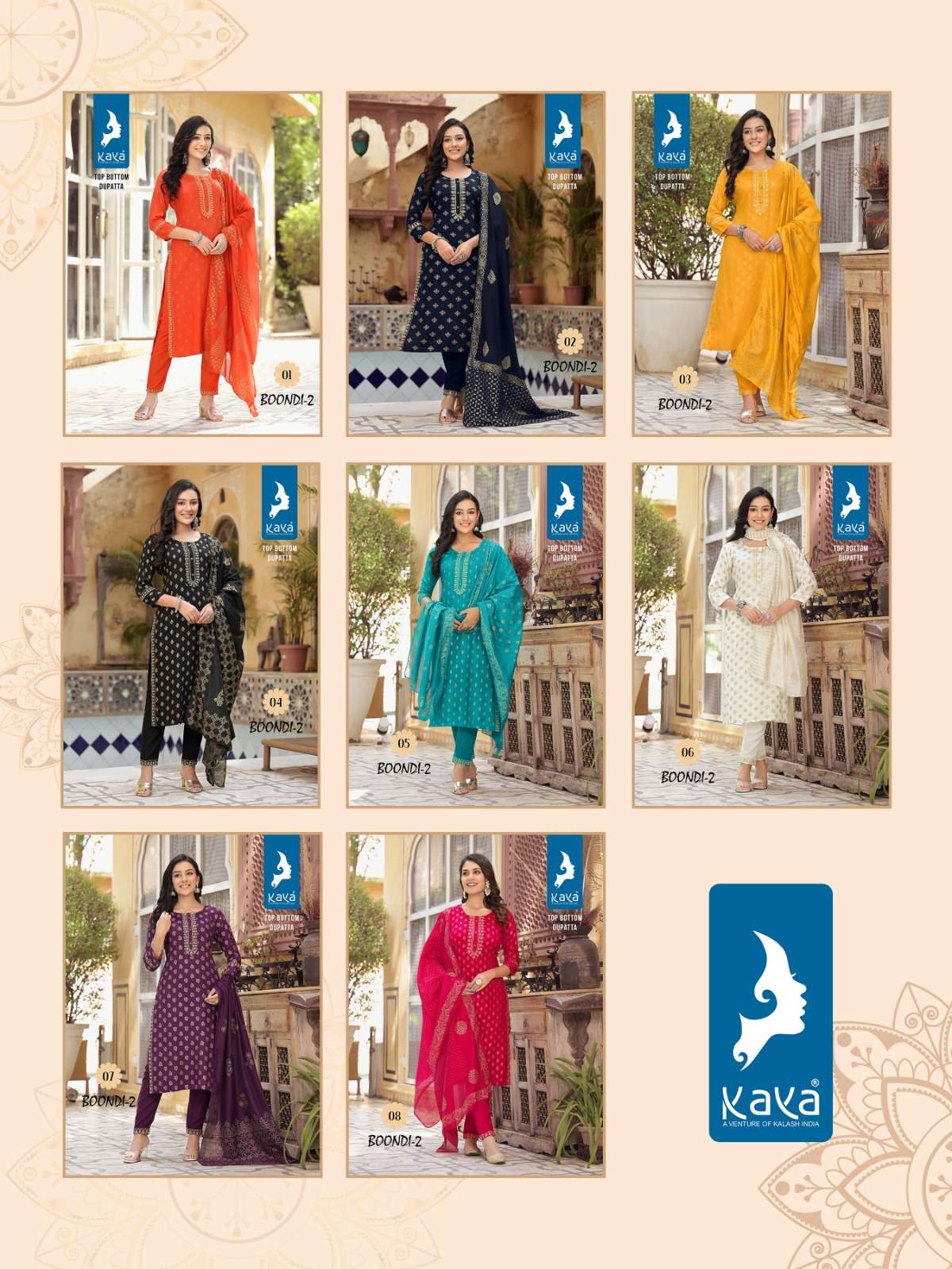 KAYA BOONDI 2 KURTI Wholesale catalog