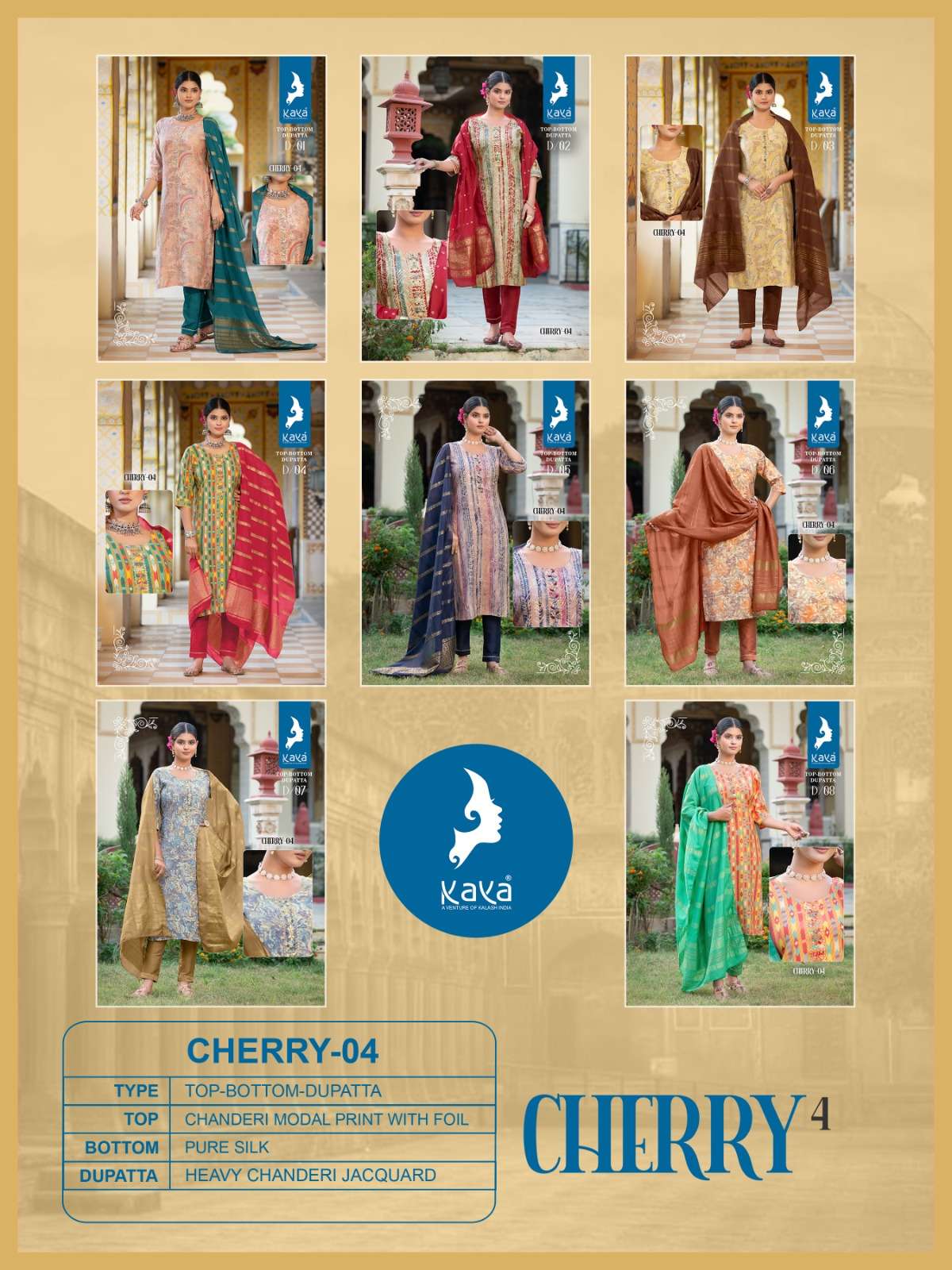 KAYA CHERRY 4 KURTI Wholesale catalog