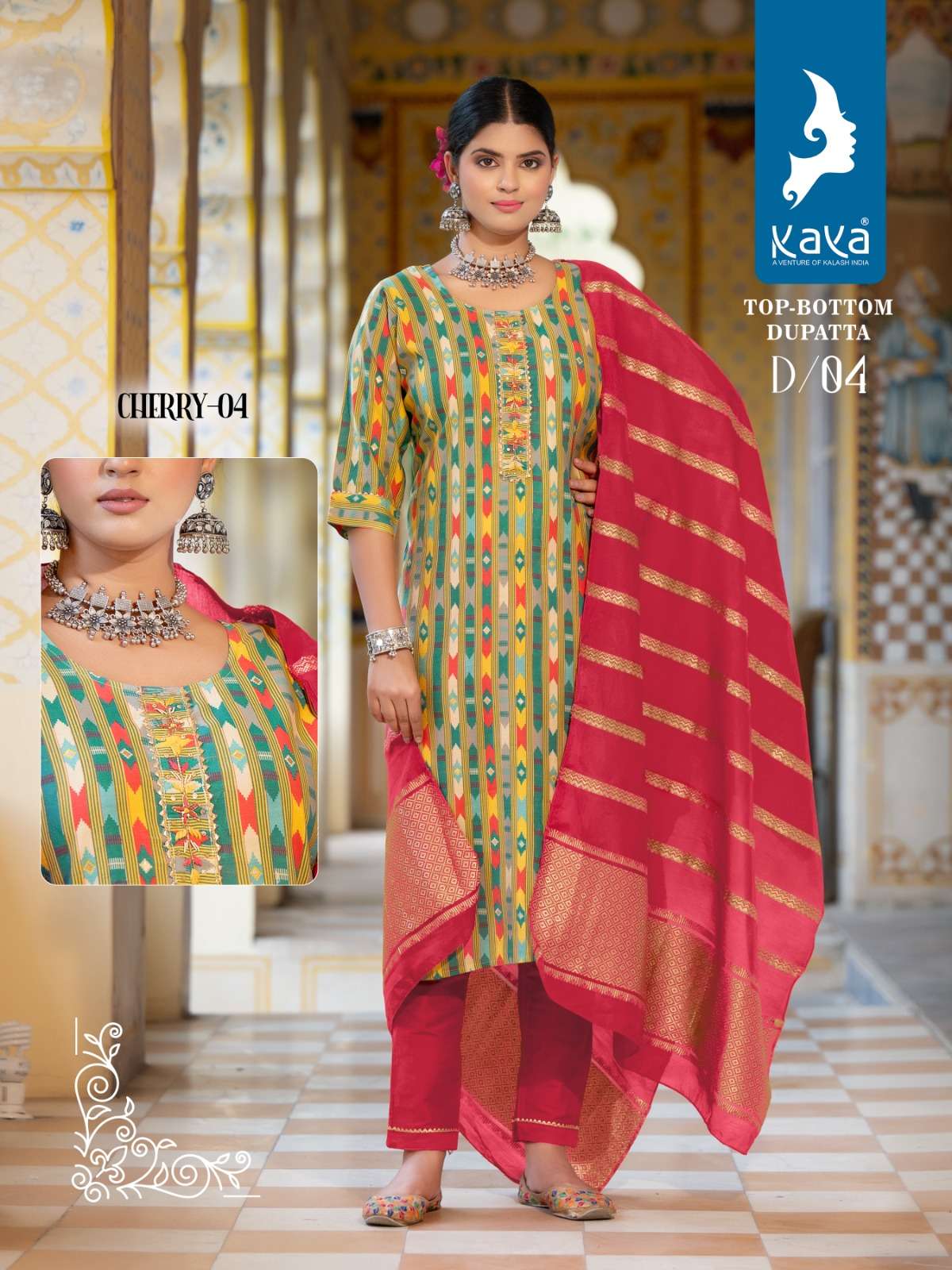KAYA CHERRY 4 KURTI Wholesale catalog