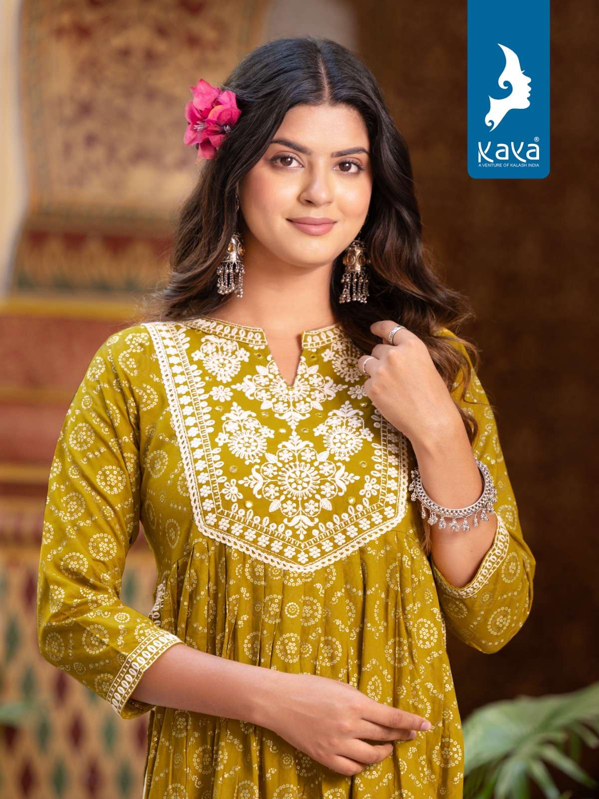 KAYA LOVENDER NAIRA KURTI wholesale catalog