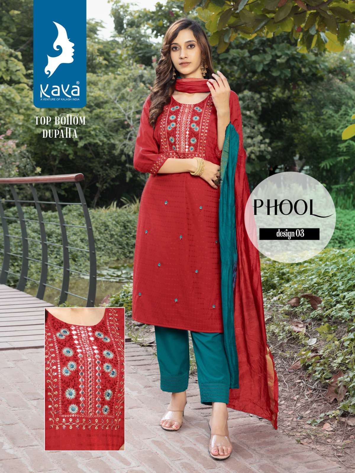 KAYA PHOOL RAYON KURTI Wholesale catalog