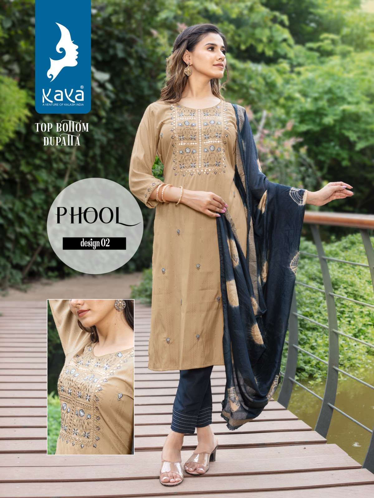 KAYA PHOOL RAYON KURTI Wholesale catalog