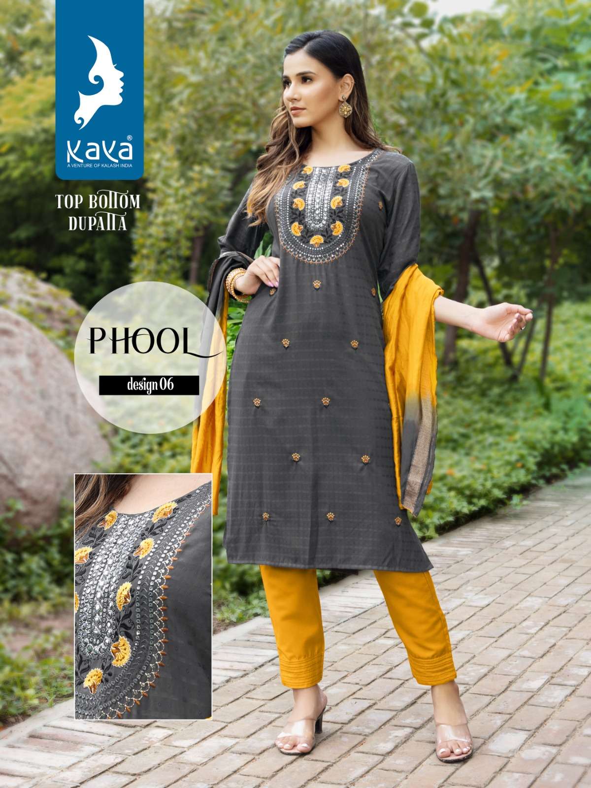 KAYA PHOOL RAYON KURTI Wholesale catalog