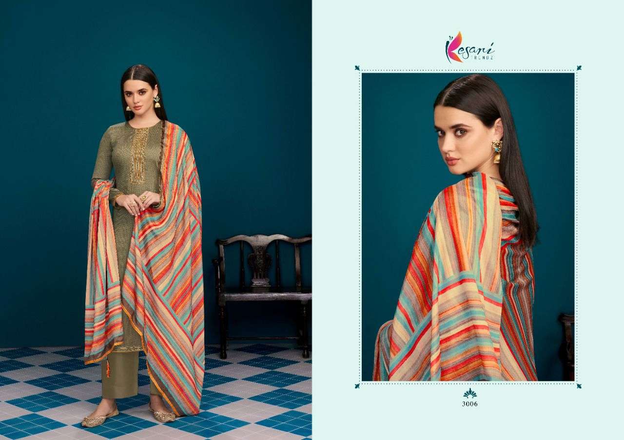 KESARI TRENDZ ZENIA Heavy Jam Cottan With Heavy Embroidery  Salwar Kameez Wholesale catalog